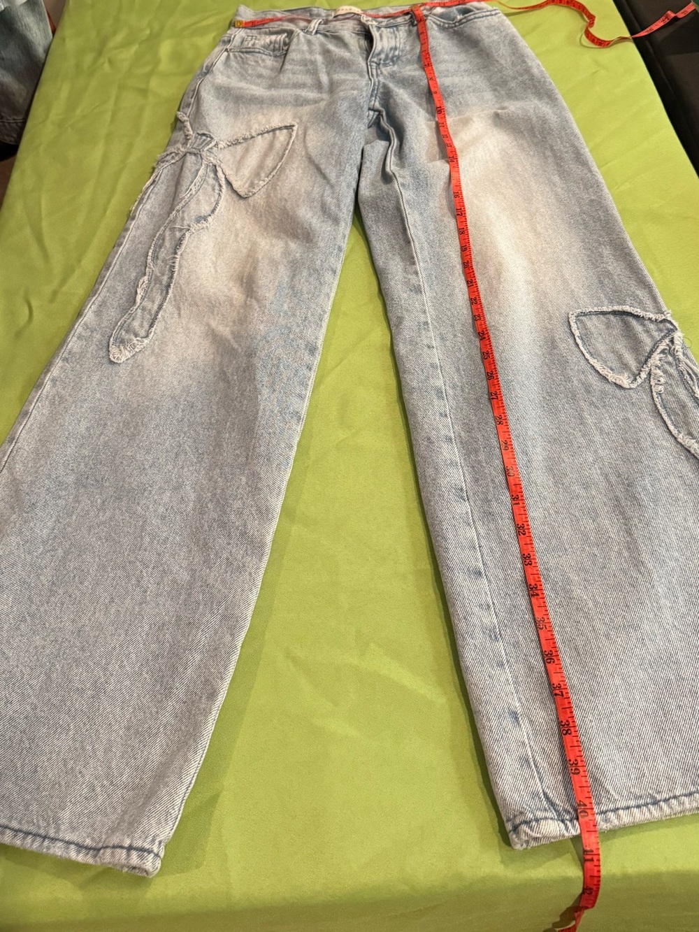 Light Wash Teen Denim Jeans - Casual wide leg